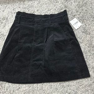 Black skirt corduroy